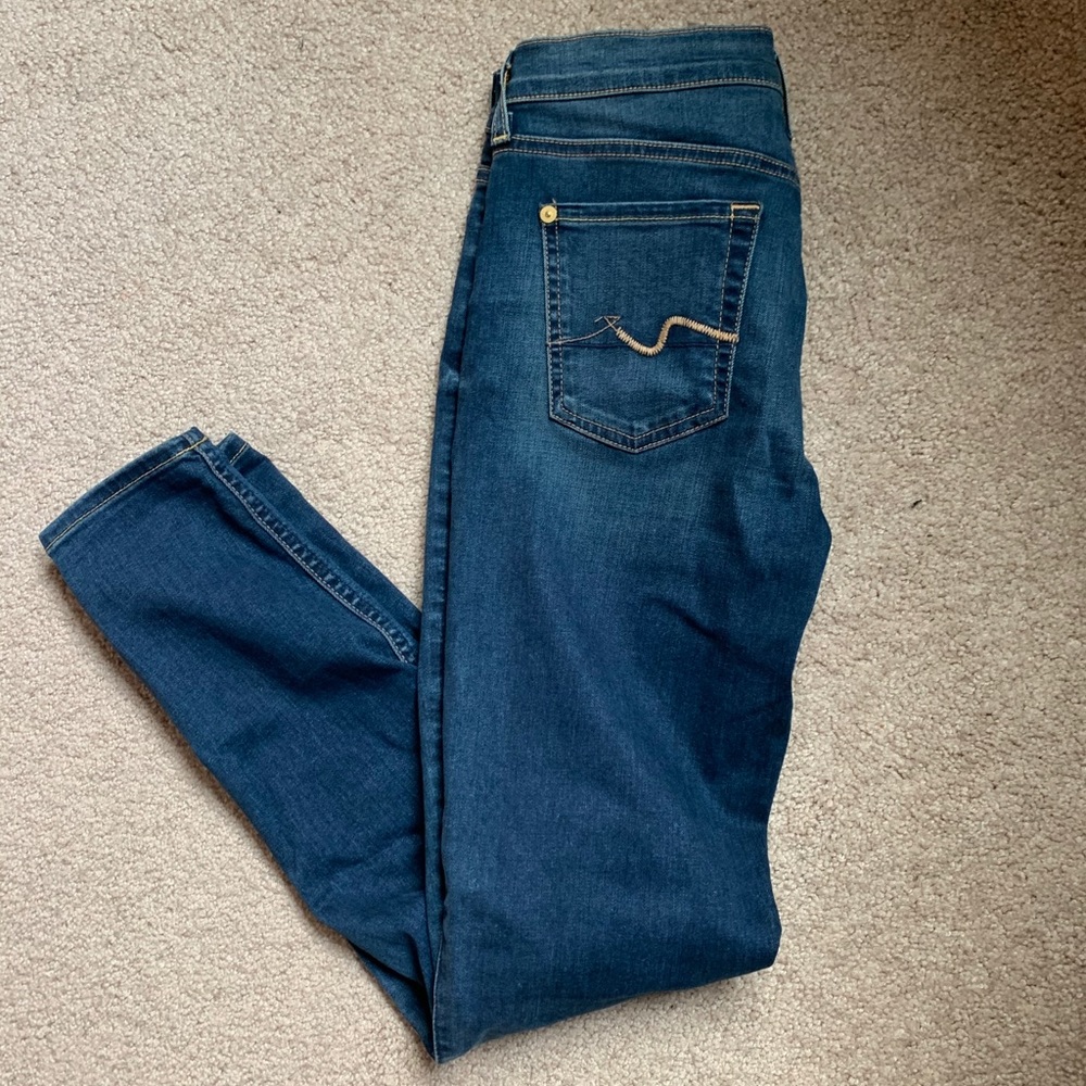 7 for all mankind Genevieve high waist skinny jean